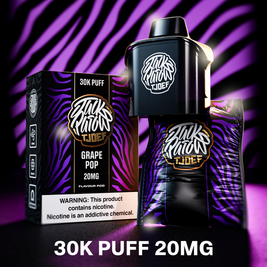 JP Tjoef Bewolk X - 30k Grape Pop 20mg Pod