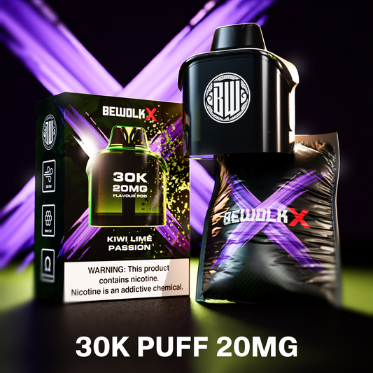 Bewolk X - 30k Kiwi Lime Passion 20mg Pod
