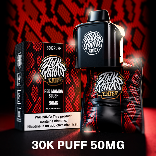 JP Tjoef Bewolk X - 30k Red Mamba Slush 50mg Pod