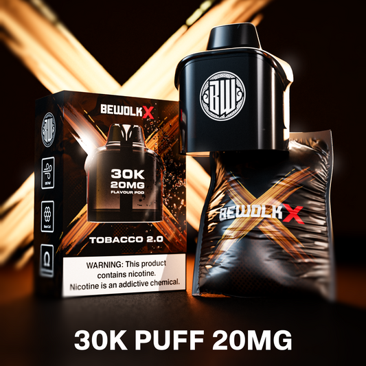 Bewolk X - 30k Tobacco 2.0  20mg Pod