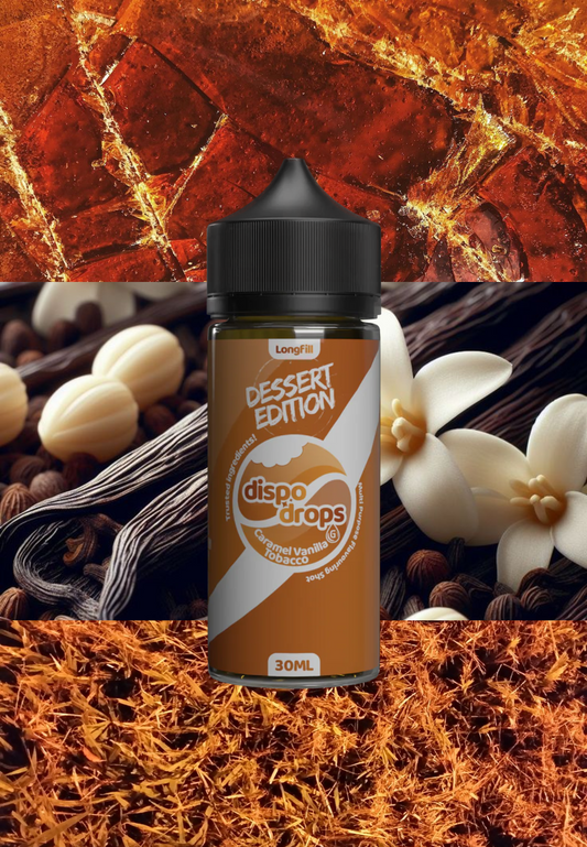 G Drops- Dispo Drops Caramel Vanilla Tobacco Flavouring