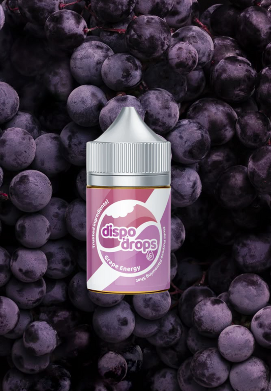 G-Drops Salt Nic/MTL Longfill - Dispo Drops Grape Energy Flavouring