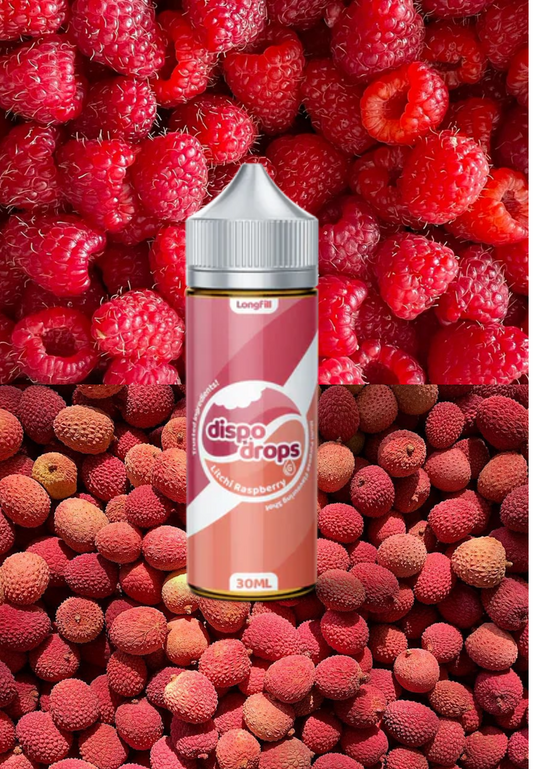 G-Drops Longfill - Dispo Drops Litchi Raspberry Flavouring