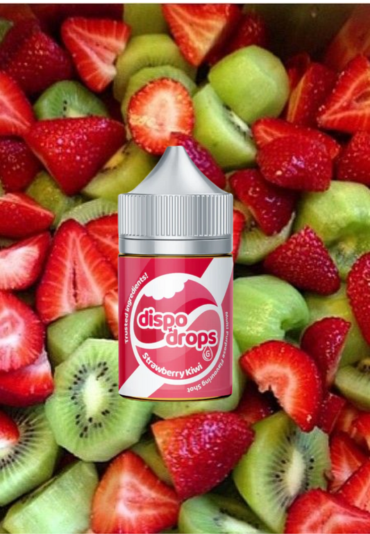 G-Drops Salt Nic/MTL Longfill - Dispo Drops Strawberry Kiwi Flavouring