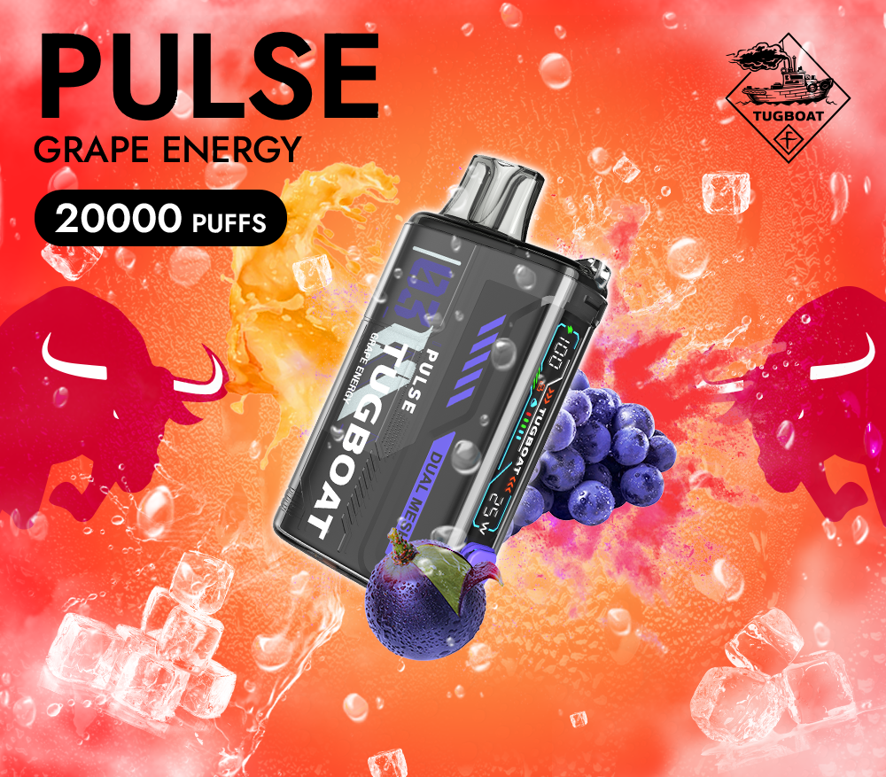 Tugboat Pulse 20 000 Puff Disposable (Grape Energy)