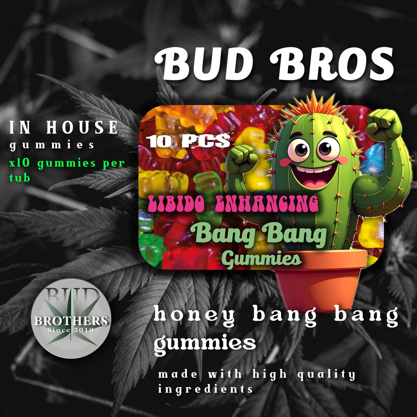 Bud Brothers BANG BANG Gummies (10-Pack)
