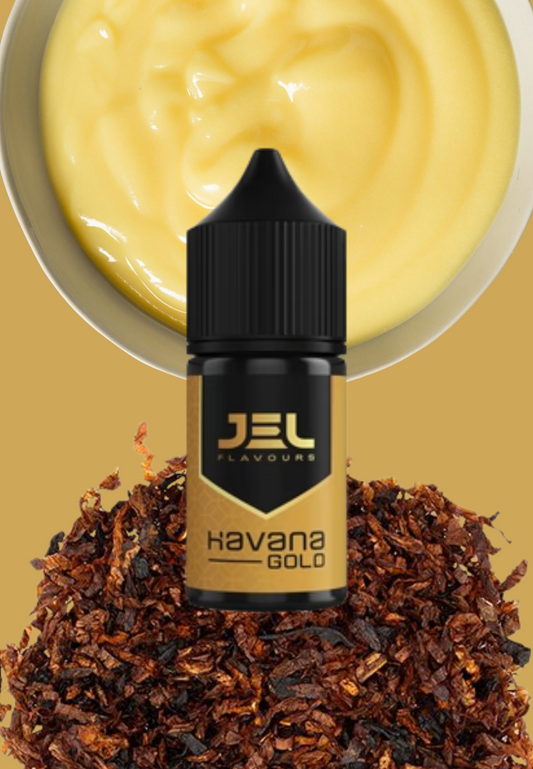JEL Flavours Salt Nic/MTL Longfill - Havana Gold