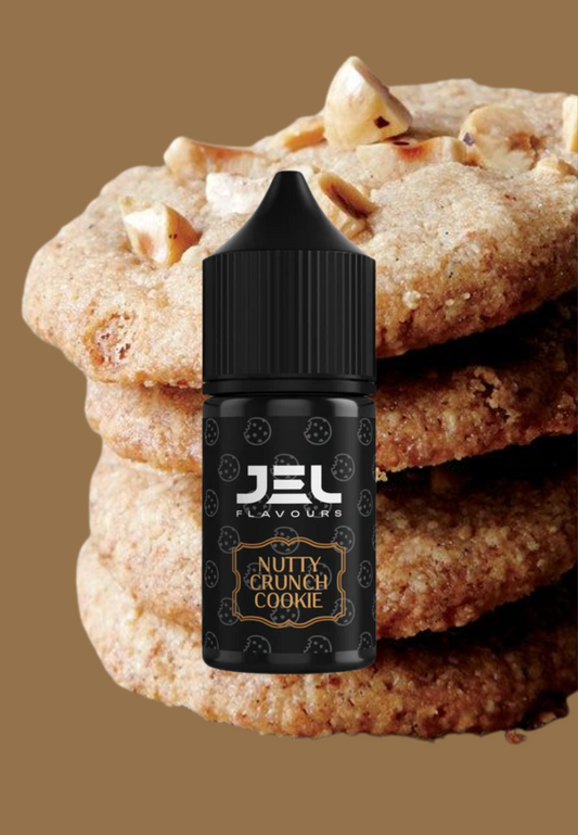 JEL Flavours Salt Nic/MTL Longfill - Nutty Crunch Cookie