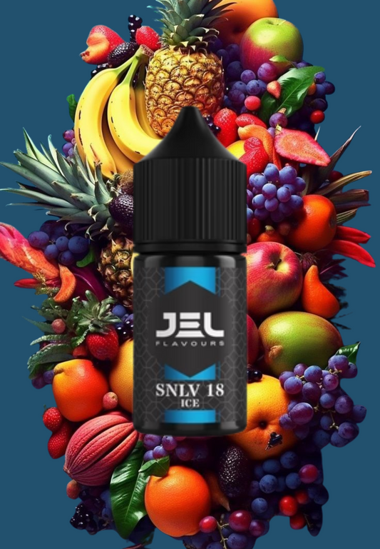 JEL Flavours Salt Nic/MTL Longfill - SNLV 18 Ice