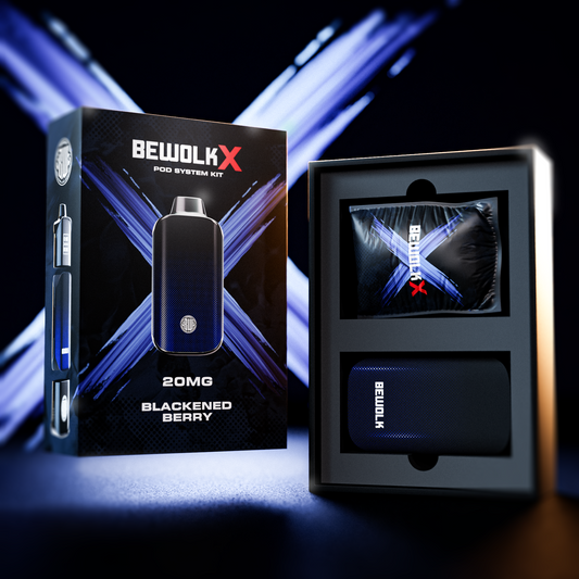 Bewolk X Pod System Kit - Blackened Berry 20mg