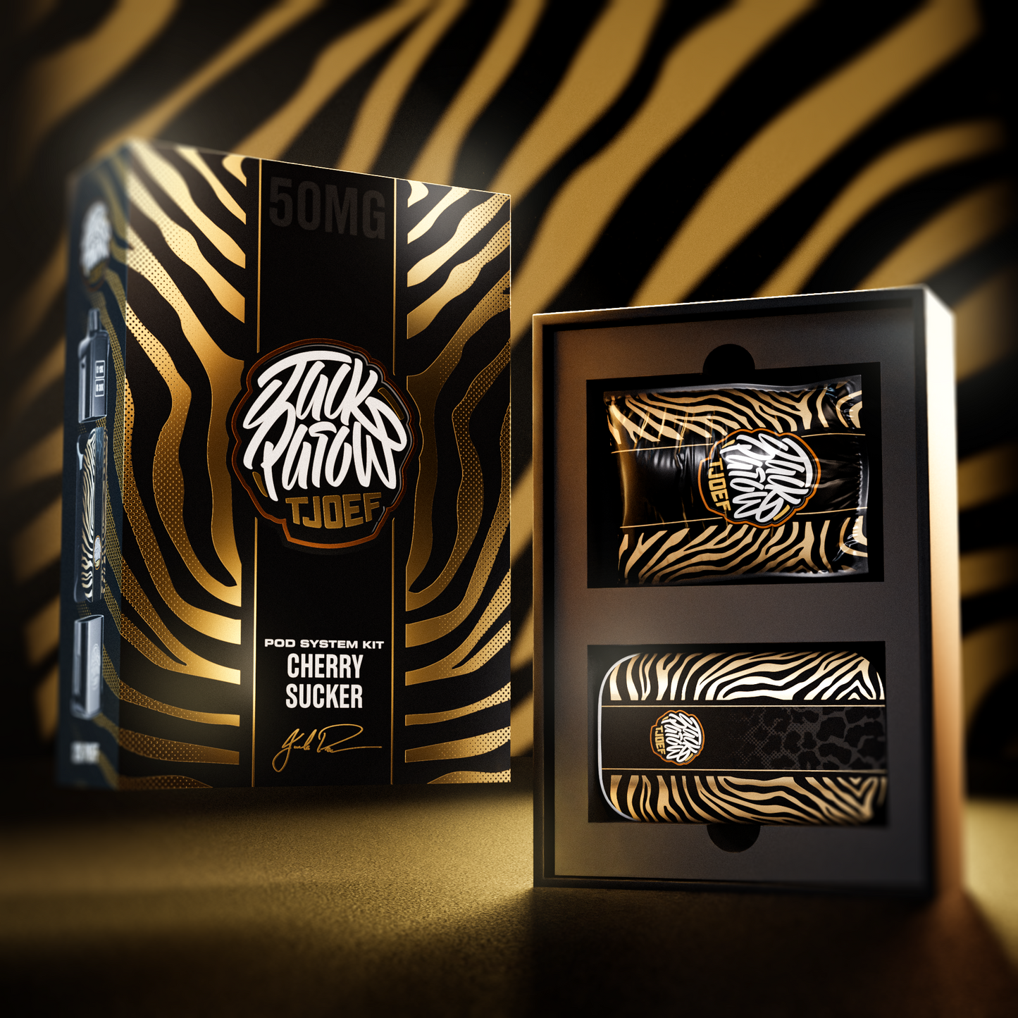 JP Tjoef Bewolk X Pod System Kit - Cherry Sucker 50mg