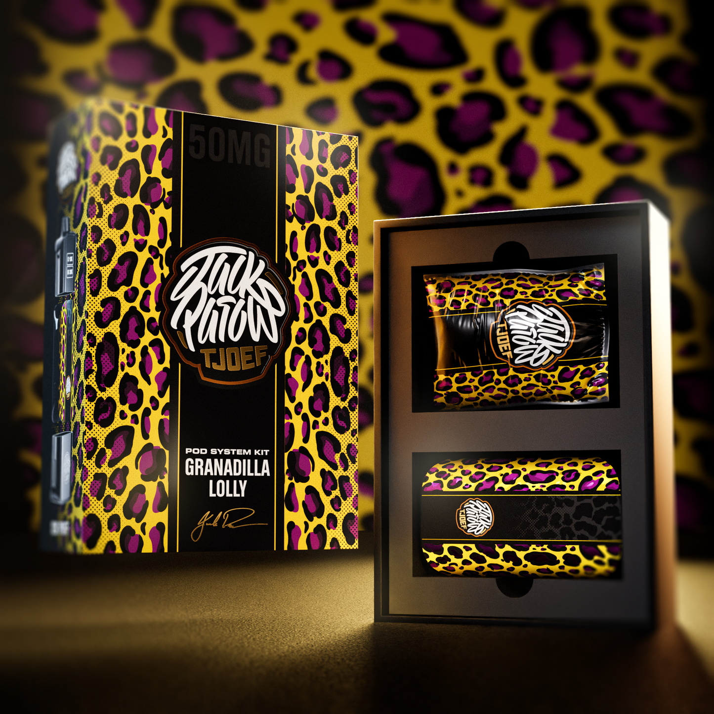 JP Tjoef Bewolk X Pod System Kit - Granadilla Lolly 50mg