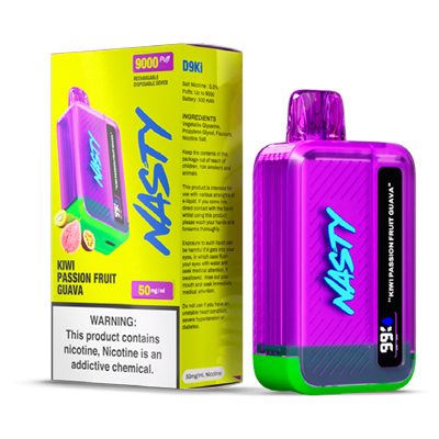 Nasty Bar 9000 Disposable Pod Device ( Kiwi Passionfruit Guava )