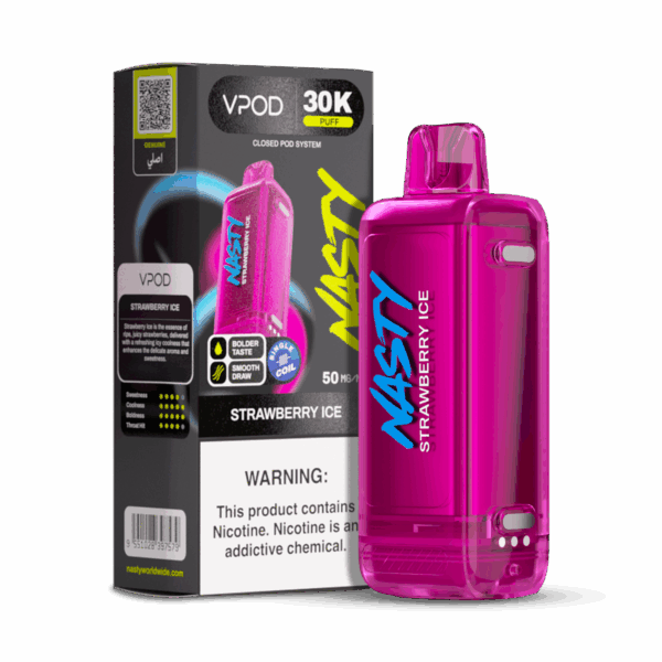 Nasty VERSA S VPOD 30000 – 50mg (Strawberry Ice)
