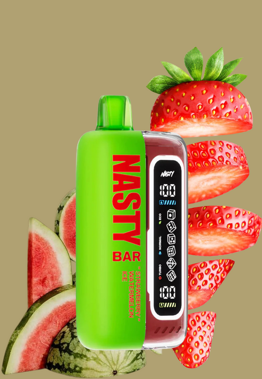 Nasty Bar Strawberry Watermelon Ice 50mg (20,000 puff)