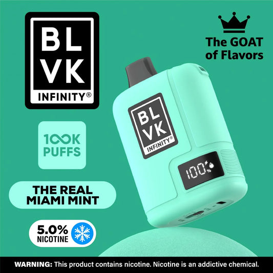 BLVK Infinity Up To 100K Puff 5% - The Real Miami Mint