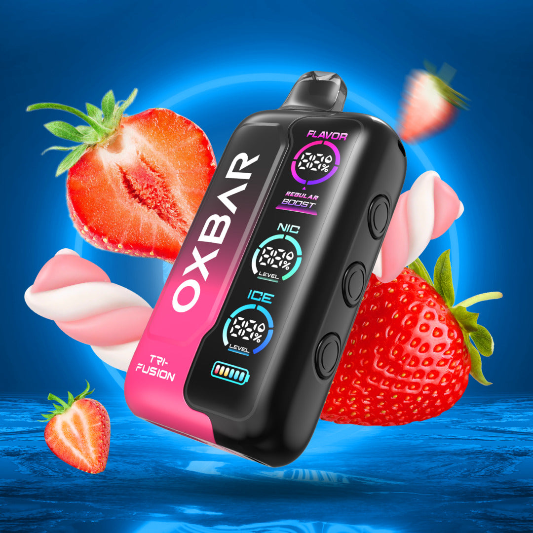 OXBAR Tri Fusion 50 000 Puff Disposable 50mg Strawberry Marshmallow