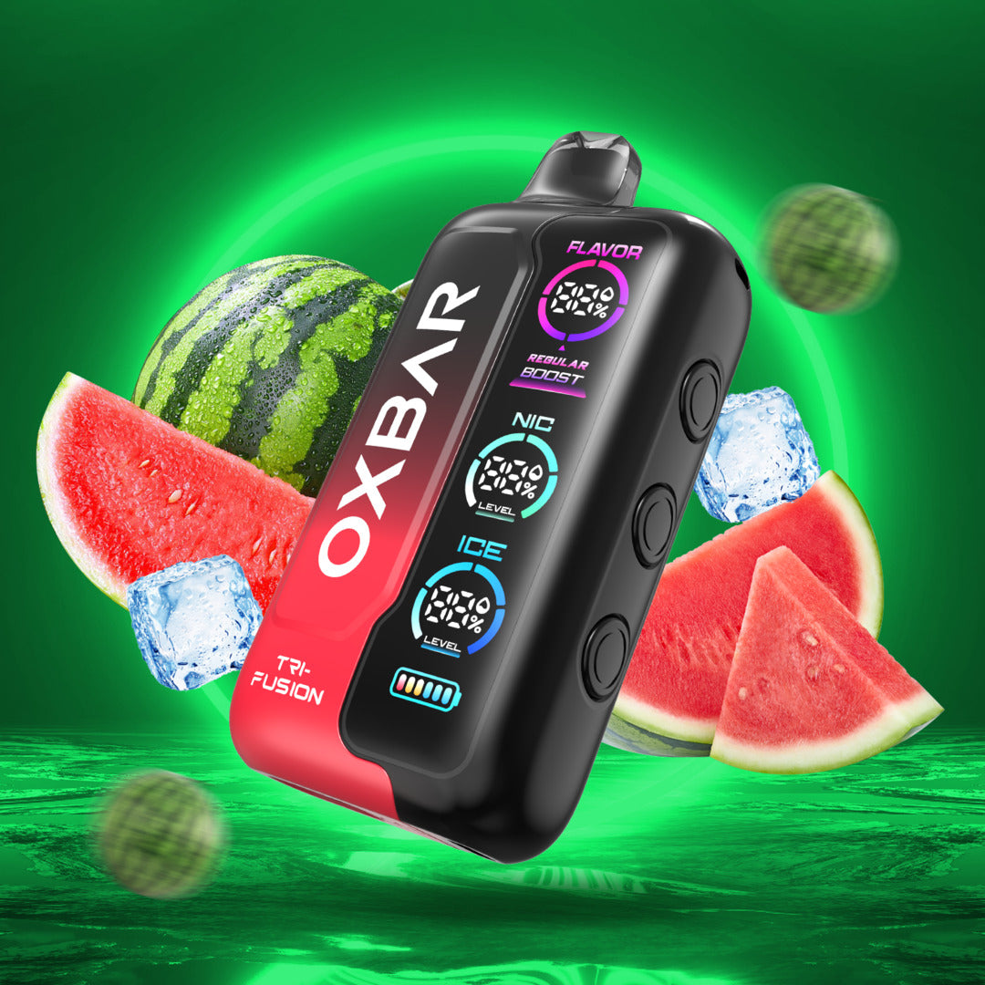 OXBAR Tri Fusion 50 000 Puff Disposable 50mg Watermelon Ice