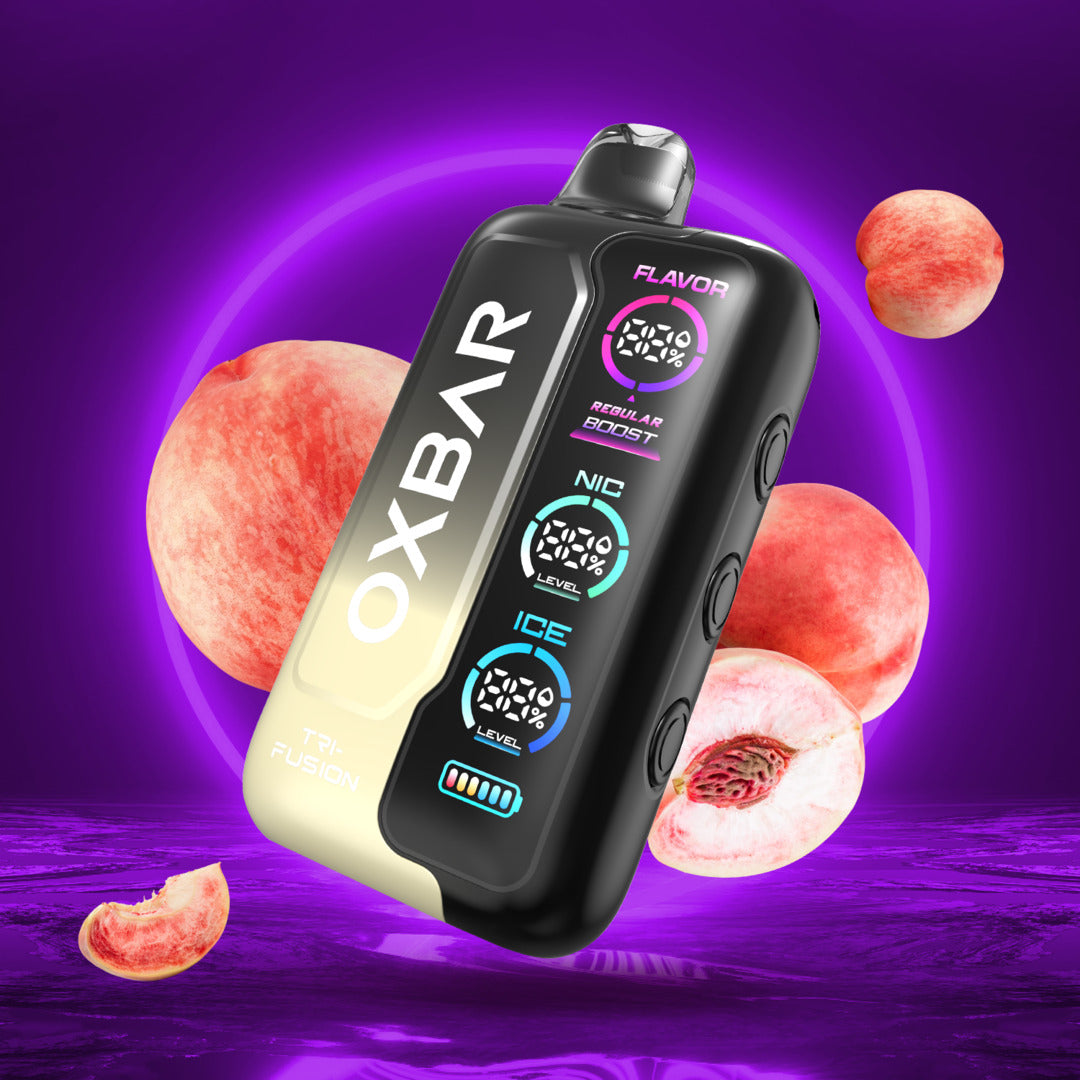 OXBAR Tri Fusion 50 000 Puff Disposable 50mg White Peach