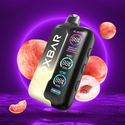 OXBAR Tri Fusion 50 000 Puff Disposable 50mg White Peach