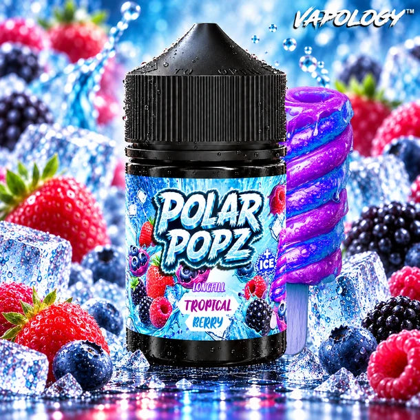 Vapology Polar Popz - Tropical Berry Long Fill 60ml