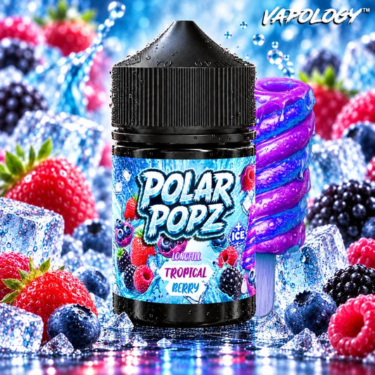 Vapology Polar Popz - Tropical Berry Long Fill 60ml