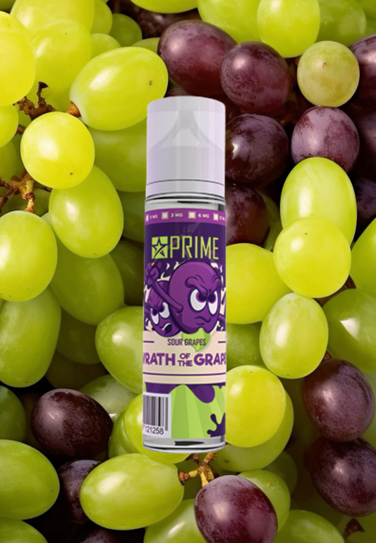 Prime E-Liquid - Wrath of the Grapes 3mg