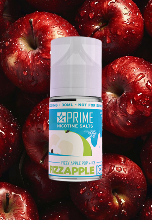 Prime Nic Salt E-Liquid - Fizz Apple Ice 25mg