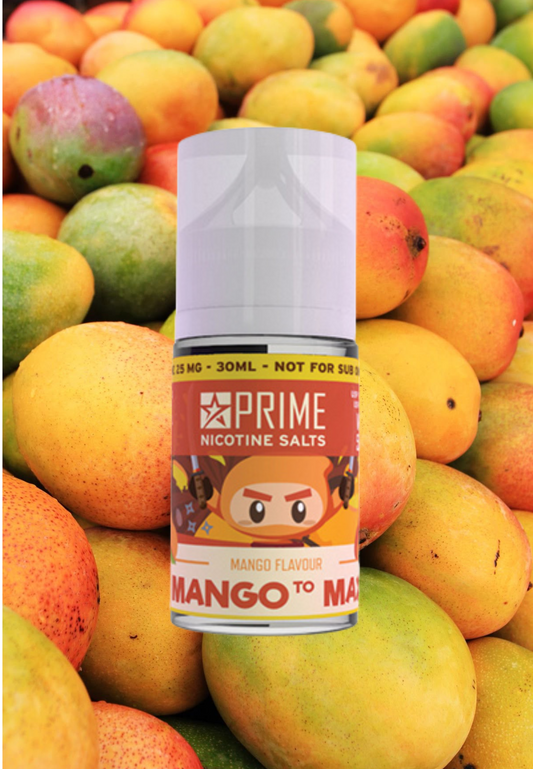 Prime Nic Salt E-Liquid - Mango to the Max 25mg
