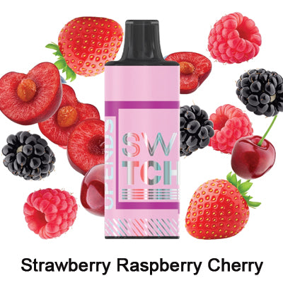 Upends Switch – Disposable Pod 50mg (Strawberry Raspberry Cherry)