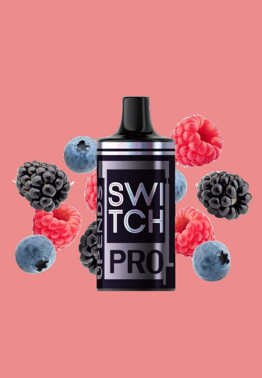 Upends Switch Pro – Disposable Pod 50mg (Blueberry Raspberry Blackberry)