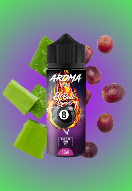 8 Ball Longfill Aroma - Aloe Vera Grape Ice