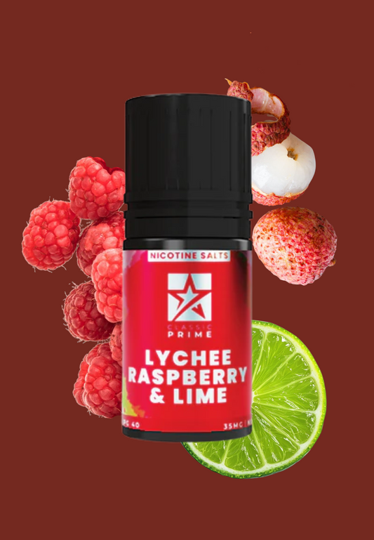 Classic Prime Nic Salt E-Liquid - Lychee Raspberry Lime 35mg