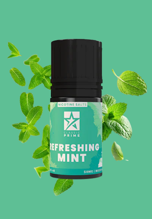 Classic Prime Nic Salt E-Liquid - Refreshing Mint 35mg