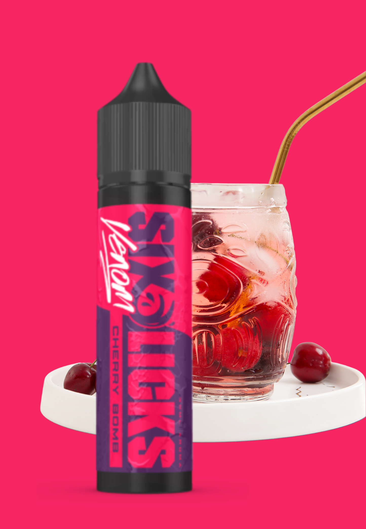Six Licks Venom Salt/MTL Longfill Aroma 60ml Cherry Bomb