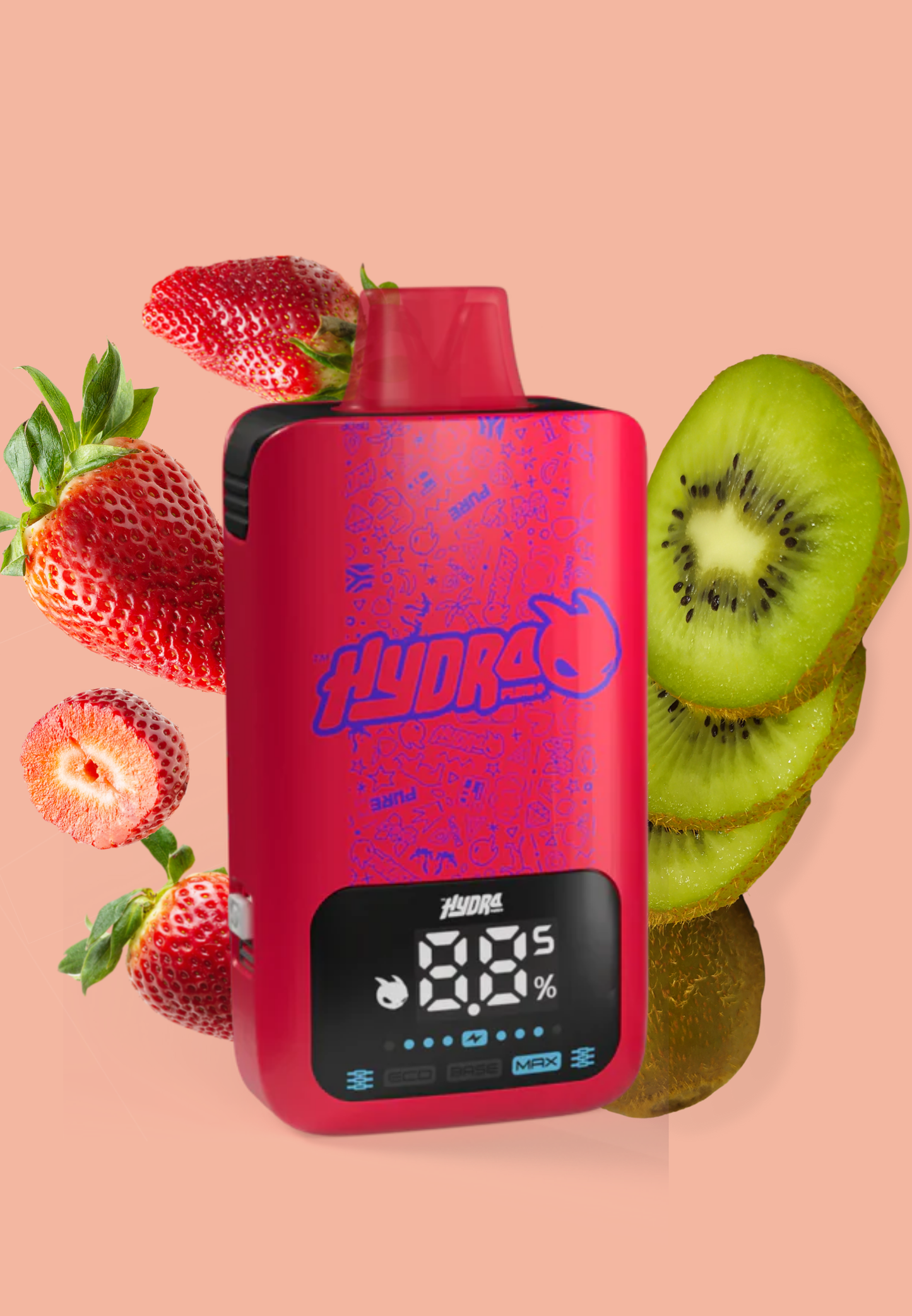 HYDRA Kit Nana's Straw Kiwi (25,000 puff) 20mg