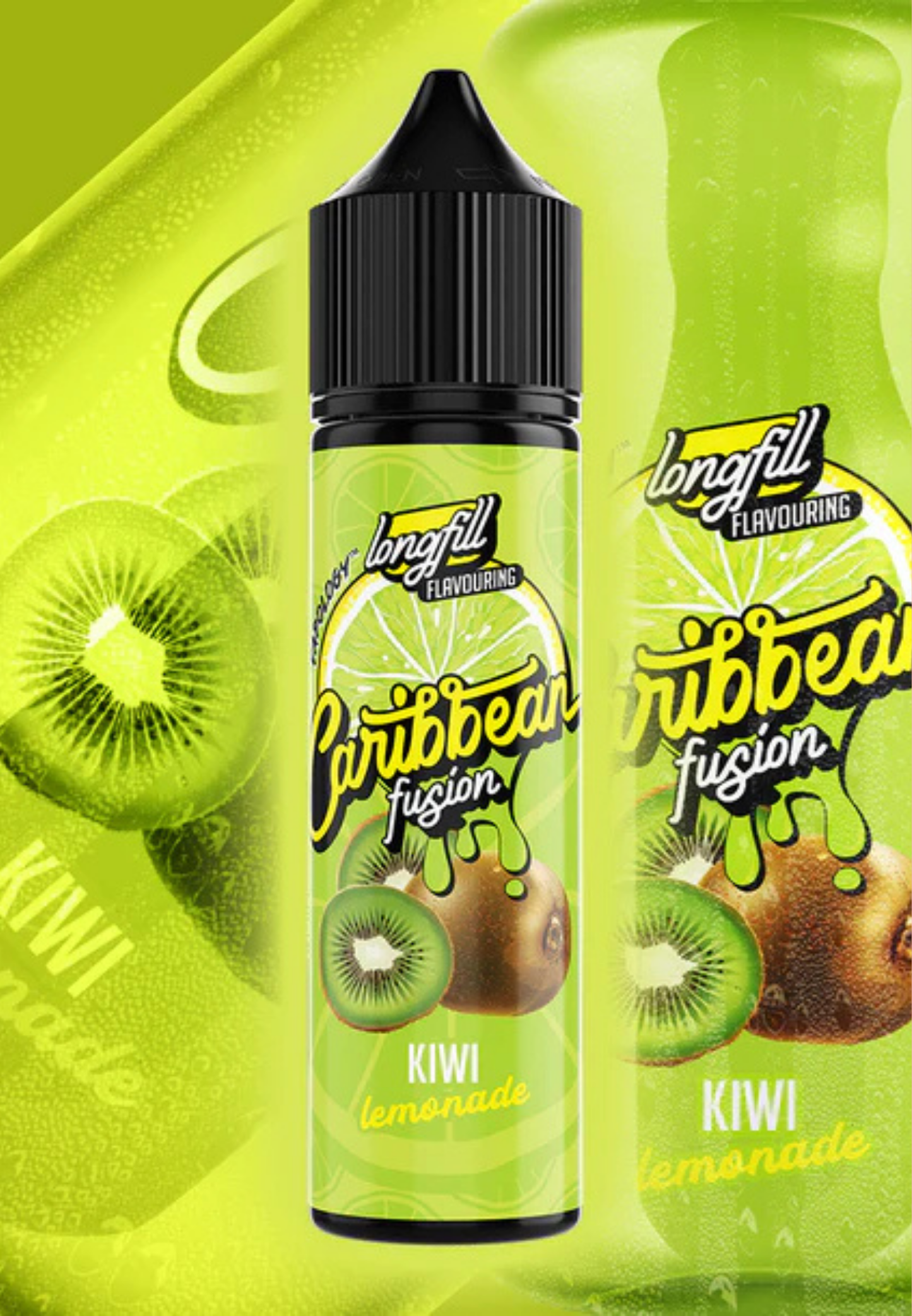 Vapology Carribean Fusion - Kiwi Lemonade Long Fill 60ml