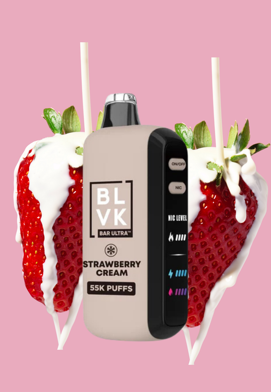 BLVK Ultra 55K Puff Strawberry Cream
