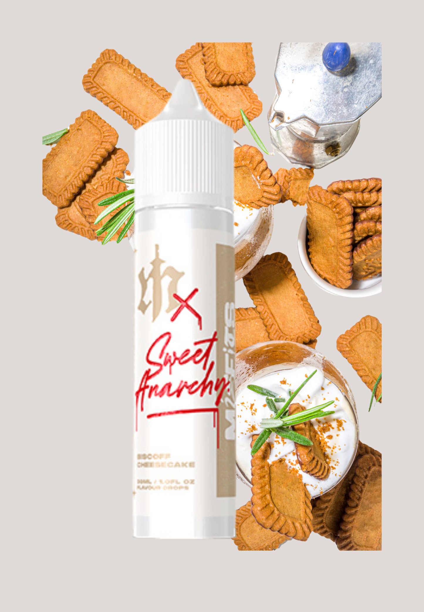 Misfits x Sweet Anarchy Salt/MTL Longfill - Biscoff Cheesecake