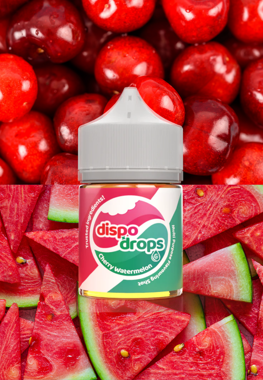 G-Drops Salt Nic/MTL Longfill - Dispo Drops Cherry Watermelon Flavouring