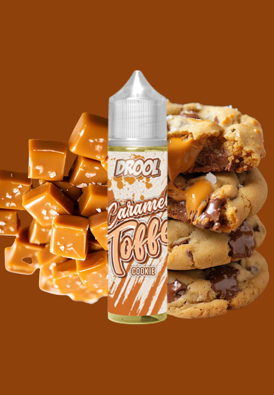 Drool Salt Nic/MTL Longfill - Marshmallow Caramel Toffee Butter Cookie