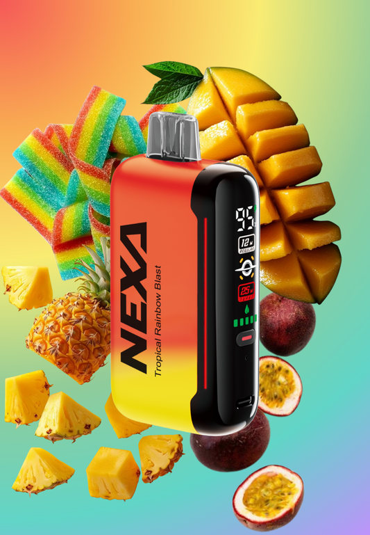 Dragbar Nexa Disposable(20k puff ) 50mg Tropical Rainbow Blast