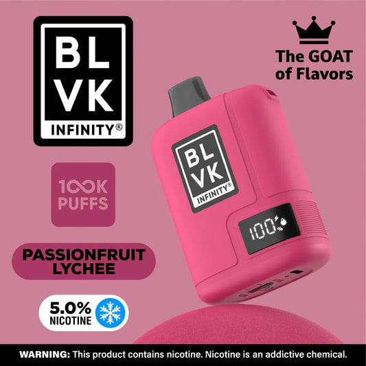 BLVK Infinity Up To 100K Puff 5% - Passionfruit Lychee